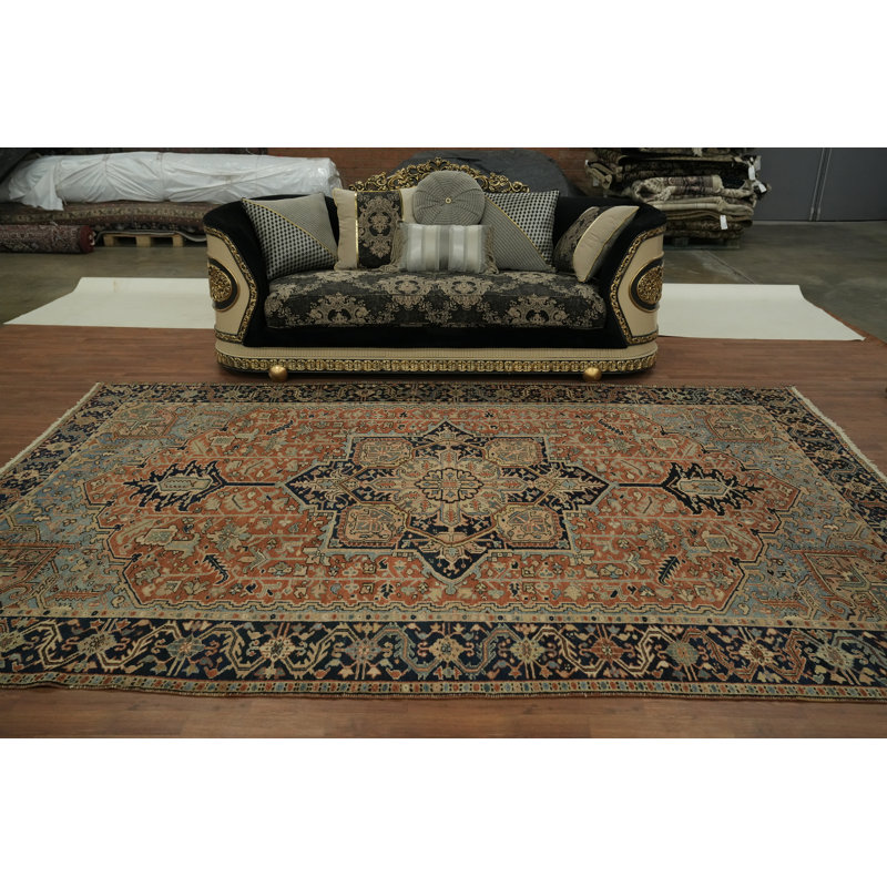 Tapis traditionnel à teinture végétale 8 x 12
