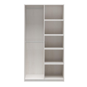 Barbarella Modular Extra Wide Wardrobe With Open Shelves