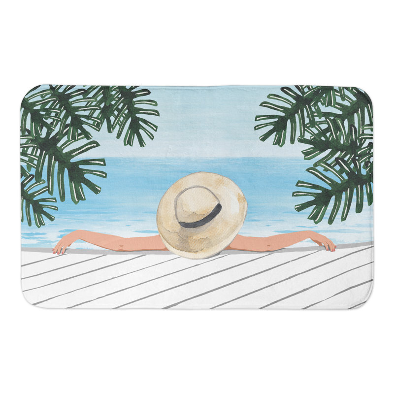 Tapis de bain Lounging by the Sea