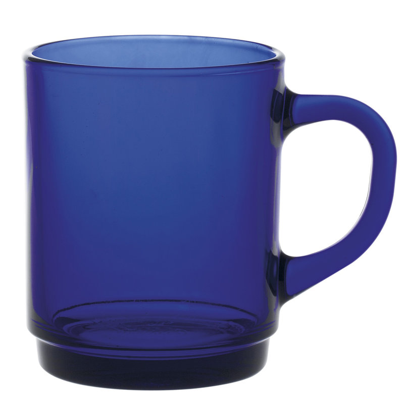 Tasse à café en verre trempé, Saphir