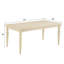 7 ensembles de salle à manger: table et 6 chaises attrayantes, brun et brun