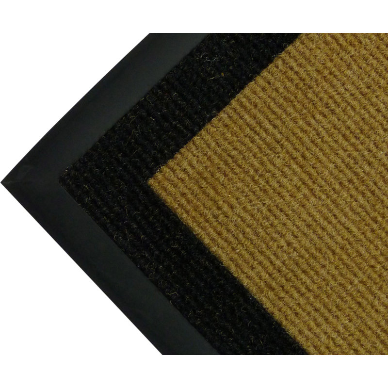 Asai Non-Slip Outdoor Doormat, Taupe, 24" W x 36" L, C