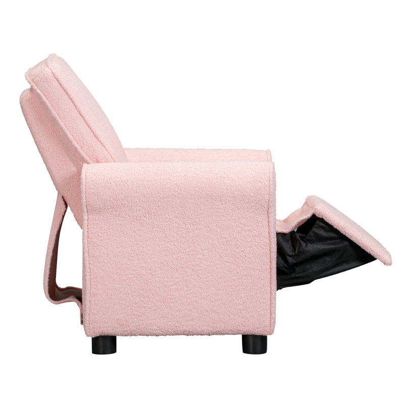 Jordan Kids Recliner Wooly Pink, Pink