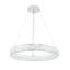 Élégance - lustre à DEL intégré - finition chrome - abat-jour en cristal-793464508