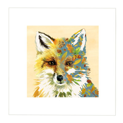 Fox by Louise Nisbet - No Frame Print