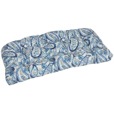 42-Inch By 19-Inch Rounded Back Loveseat Cushion