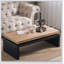 et table de salon en bois naturel et polyvalent Table basse à 2 niveaux Table de table en bois