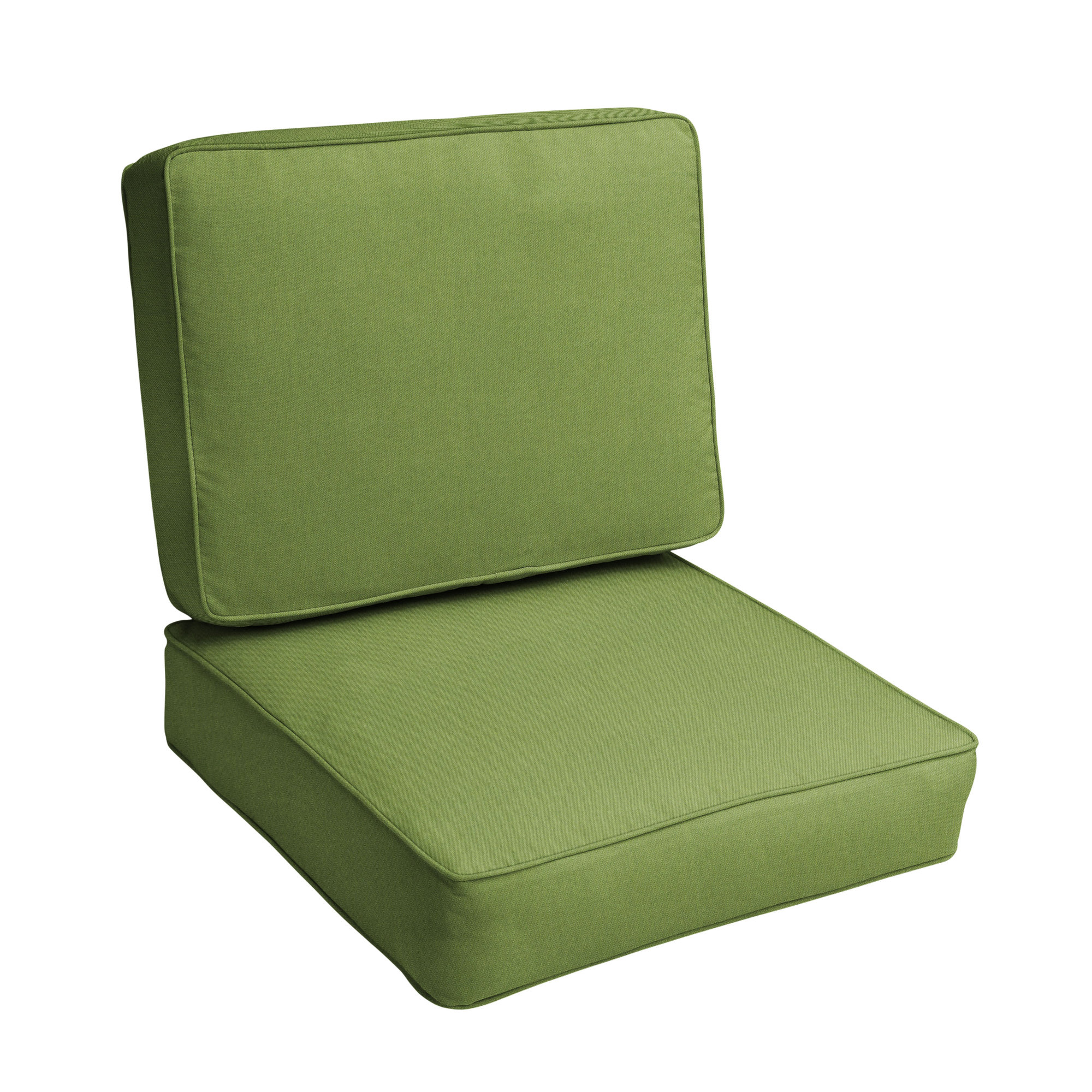 Outdoor Sunbrella Seat/Back Cushion, 23.5" W x 23" D, Spectrum Cilantro Sunbrella® Plainweave
