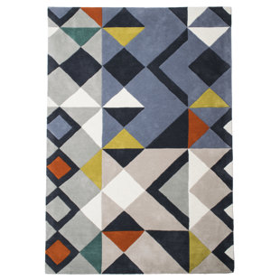 Mclea Geometric Hand Woven Area Rug