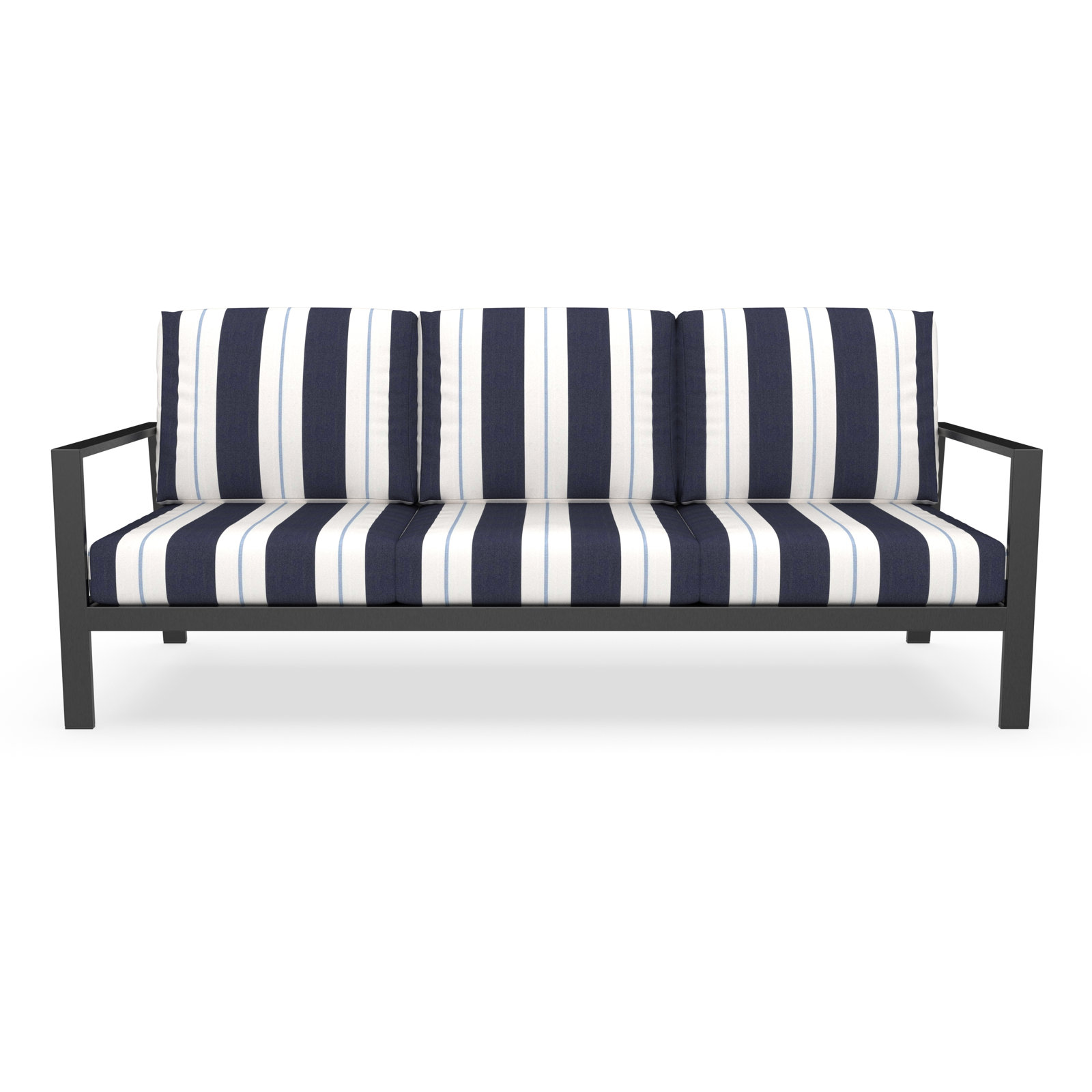 Townsend 80" Sunbrella® Patio Sofa, Sunbrella® Relate Harbor, Bare / None, No