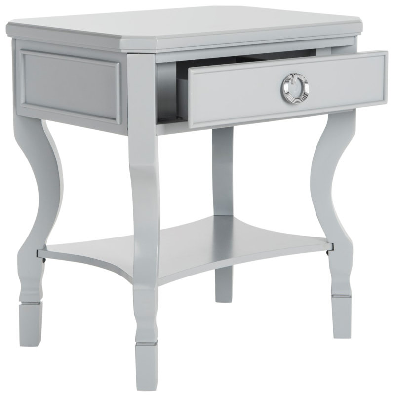 Table de chevet 24 po Elegant Desirat, Gris