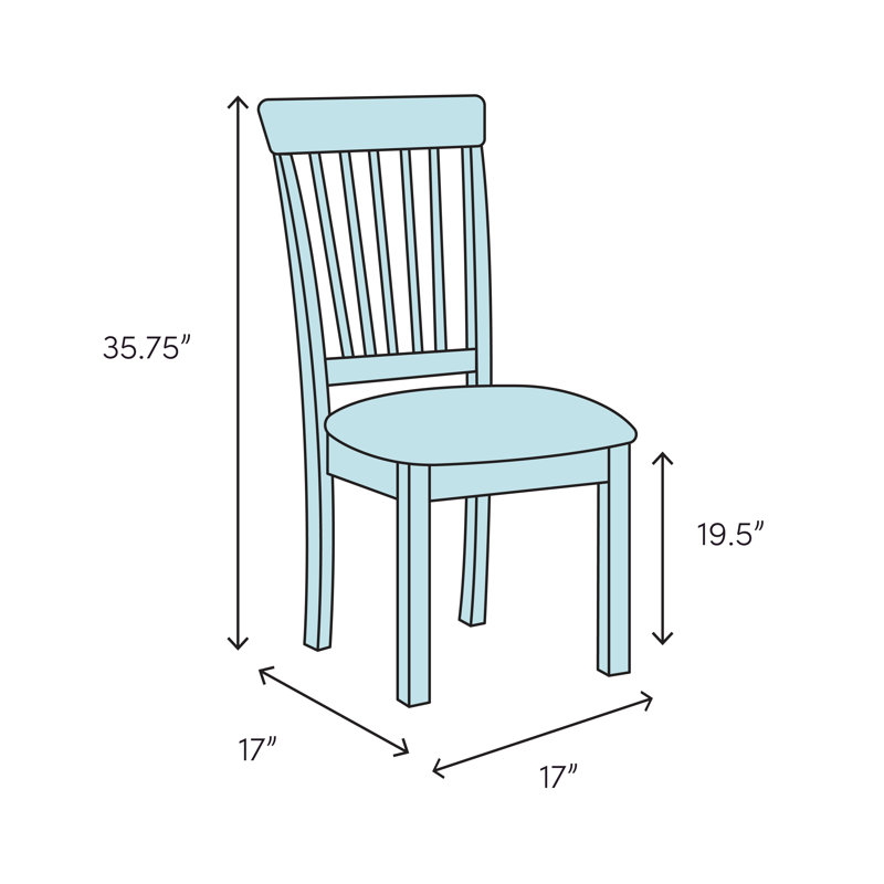 Ringel Vertical Back Metal and Wood Restaurant Chair with Vinyl Seat, Cherry