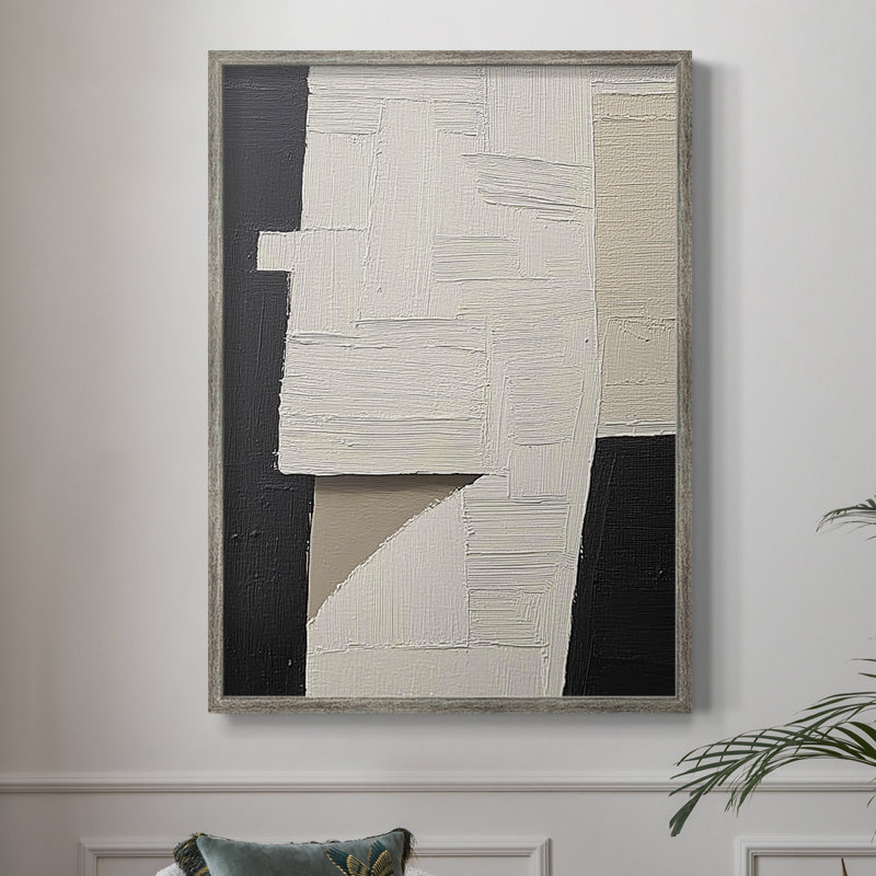 ABSTRACT Series DCLI Framed Print - Solid Wood, 11" H x 9" W