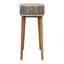 Console en bois massif 35,4 "