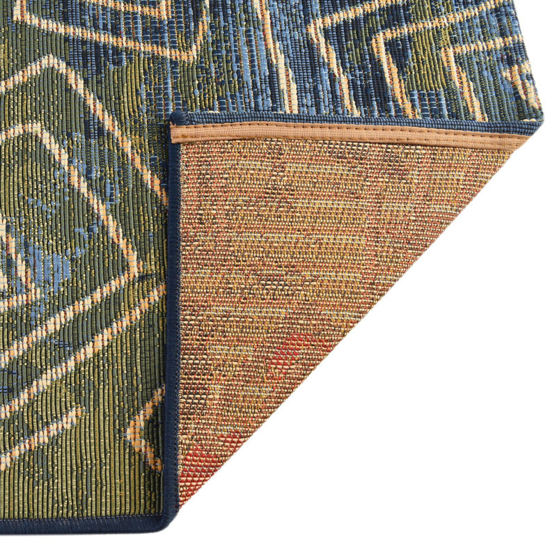 Dylan Washable Abstract Indoor / Outdoor Rug, Runner 2'7" x 5'3"