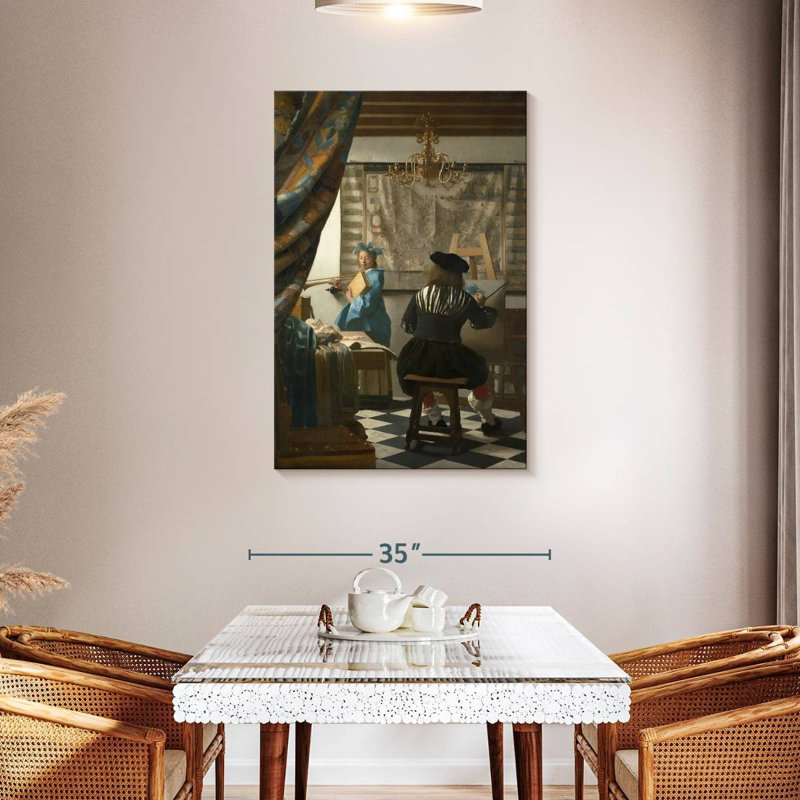 Leisha The Artist's Studio, 45" H x 30" W
