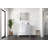Jacques 36 in. W x 22 in. D Left Offset Bath Vanity and 34 in. Mirror-66637712-90699864
