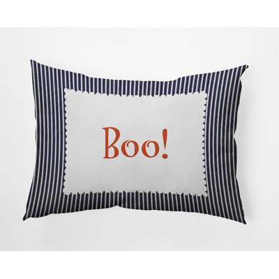 Striped Outdoor Reversible Throw Pillow