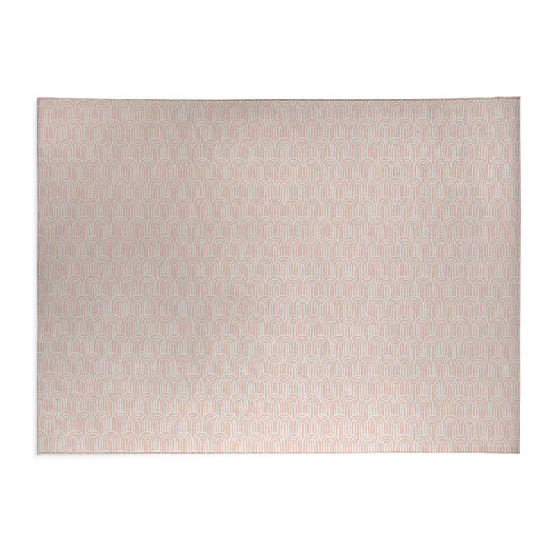 Tapis de bureau léger Rolling Hills, L 6 pi x L 4 pi, Rose