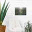 «Bluebirds & Straw Hat» par Pam Britton, art mural en métal-985482869
