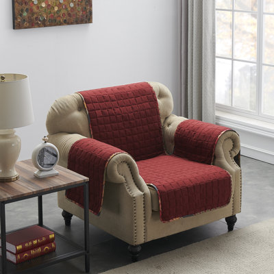 Gold Rush Reversible Armchair Slipcover