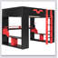 Wood Loft Bed With Power Outlet & USB/Type-C Ports, Integrated Cable Management, And RGB Light-1195095353