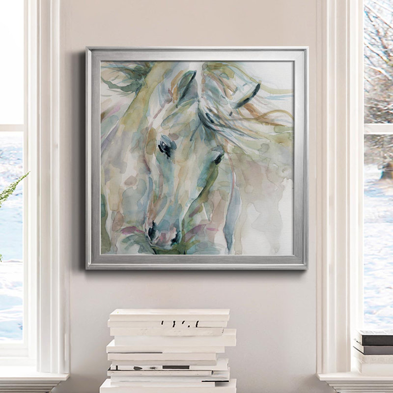 «Exuberant Spirit», reproduction d'art sur toile, H 17,5 po x l 17,5 po x P 1,5 po, Argent