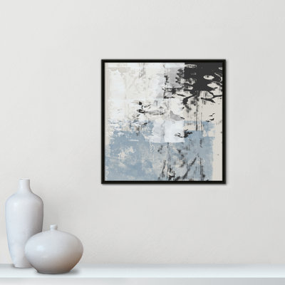 Reflections In Blue II - Square Version Print by Isabelle Z