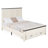 Farmhouse Wood Full Platform Bed Frame With 52" Tall Headboard, Large Storage Drawers, Cream-340031477-365111559