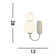 Ellesha Mild Steel LED Armed Sconce