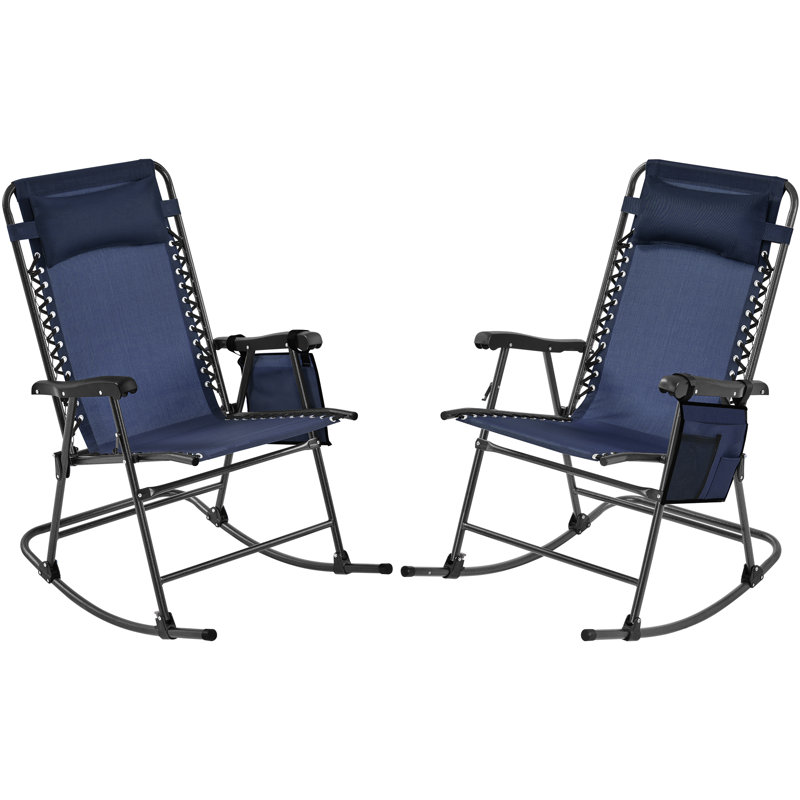 Chaise longue de patio, Bleu marine