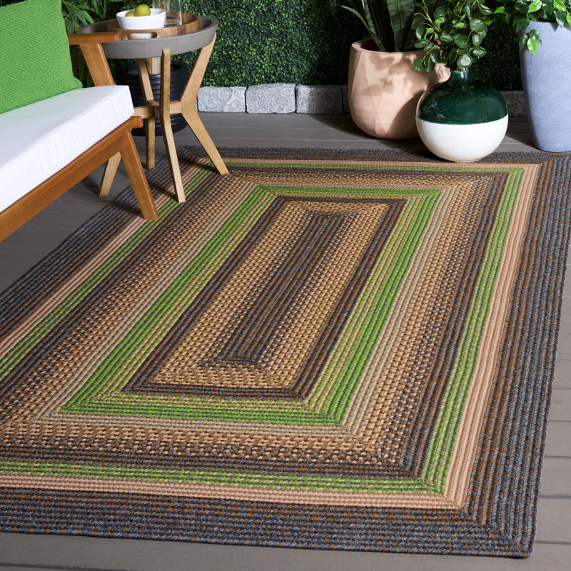 Tapis intérieur / extérieur Ceaira Performance, Rectangle de 5 pi x 8 pi
