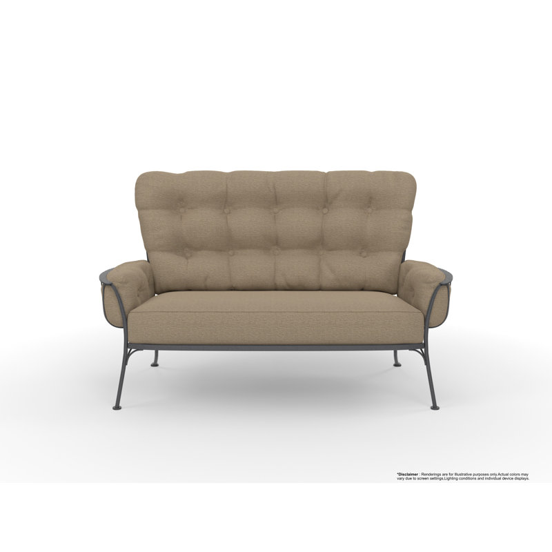 Monterra Outdoor 2 - Seat Loveseat, Mainstreet Latte, Graphite
