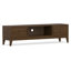 Meuble télé basse en bois massif de style Mid-Century pour téléviseur de 80 po ou moins Harper