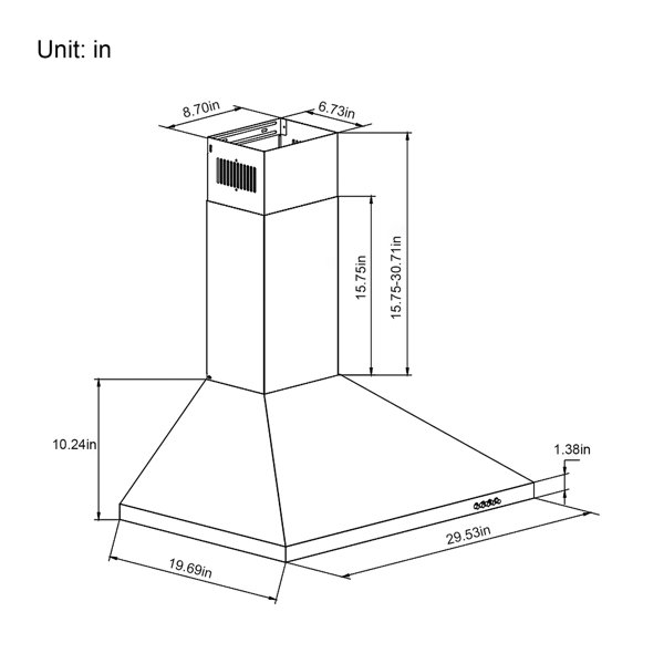 Dimensions du produit