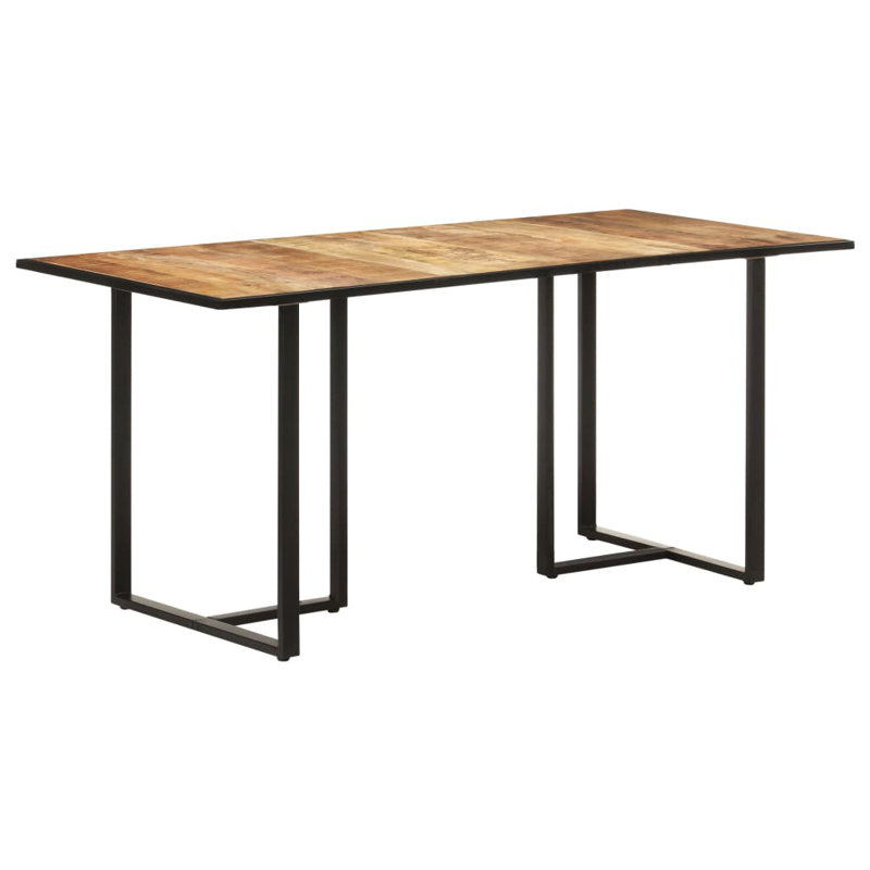 Sheilds Rectangular Dining Table, H76 x L160 x W80cm, Brown (Vertical Plank)