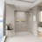 56-60 In. W X 72 In. H Double Sliding Shower Door, Semi-Frameless Bypass Bathroom Sliding Door With 1/4" (6Mm) Tempered Glass For Walk-In Shower-114613395