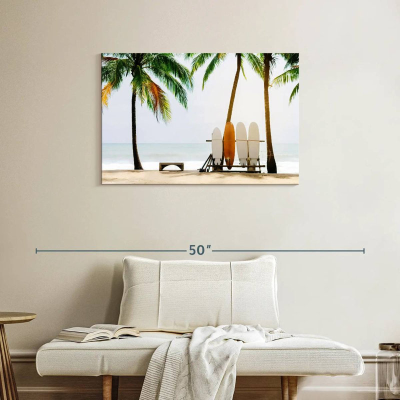 Senne Surfing Haven, 24" H x 36" W