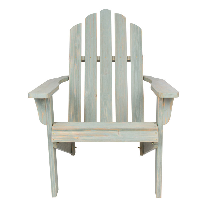 Chaise adirondack en bois massif Calgary, Blue néerlandais