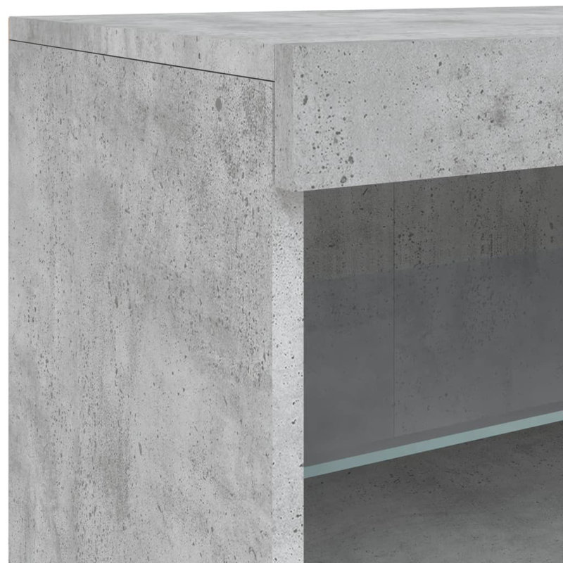 Basilisa 60cm Sideboard, Concrete Grey