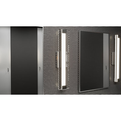 Barre d’éclairage de salle de bain 1 lumière del Remmers