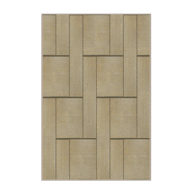Tapis brun Power Loom