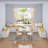 L-Shaped Storage Bench with Dining Table for Small Spaces