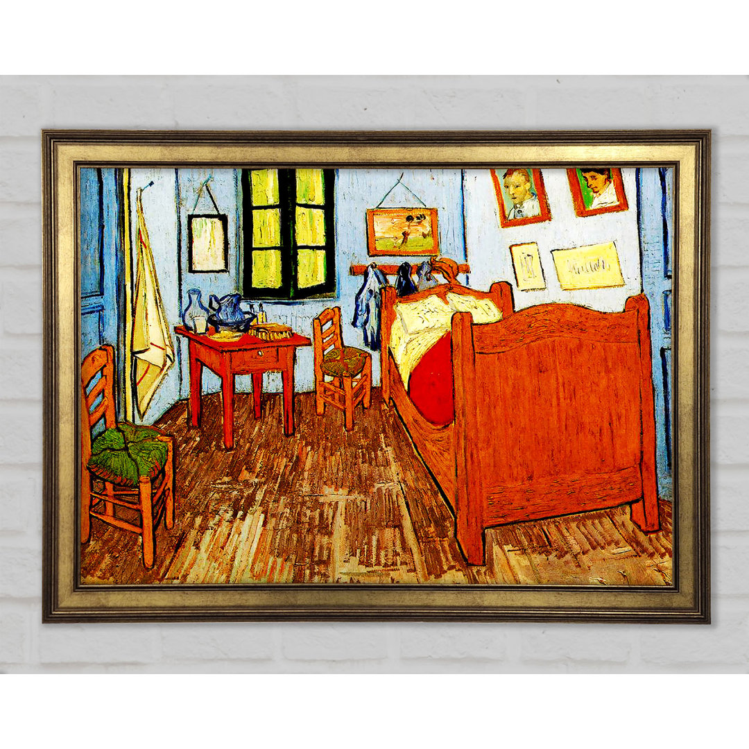 Vincent Van Gogh Sein Schlafzimmer 4 - Einzelne Bilderrahmen Kunstdrucke