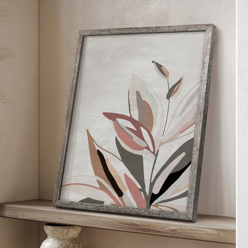 Organic Quilt II Framed Print - Solid Wood 48408, 30" H x 24" W