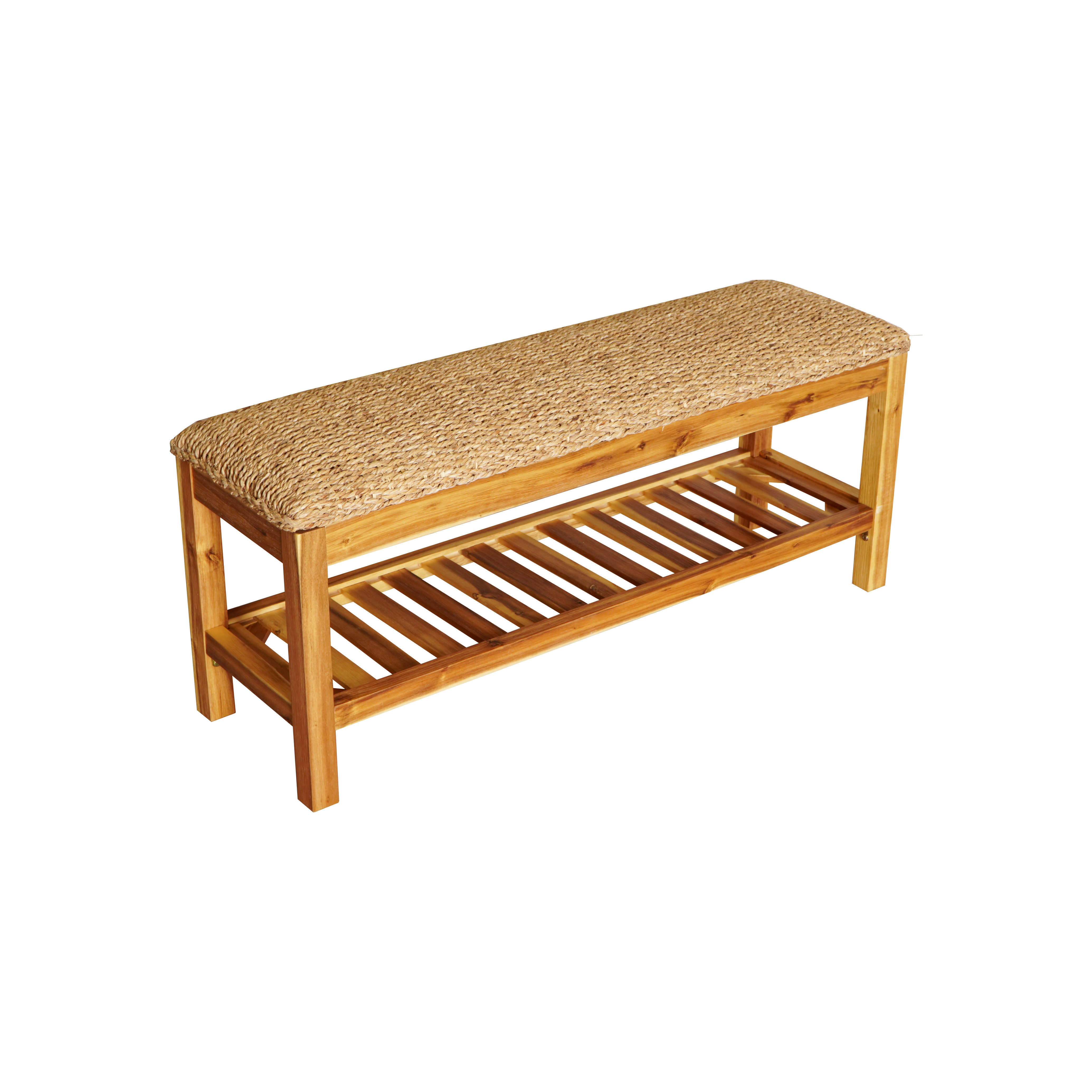 Beachcrest Home Bracy Solid Wood Storage Bench Wayfair