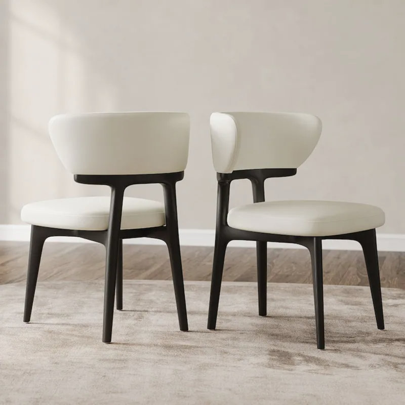 Chaise rembourrée Modern, Beige
