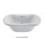 Melinda 8 DoloMatte 67" x 36" Freestanding Soaking Solid Surface Bathtub