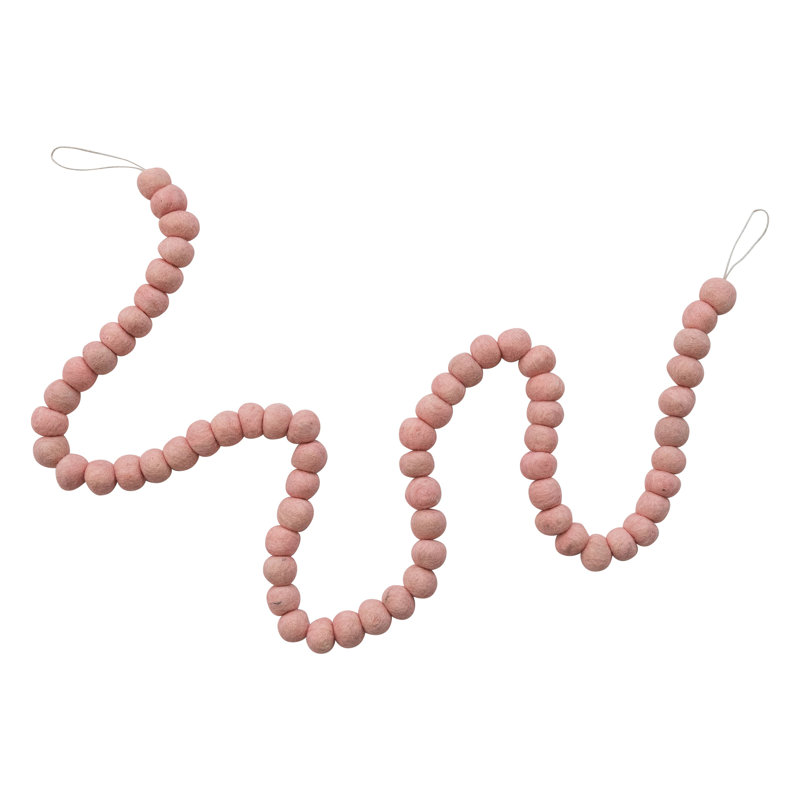 Handmade Wool Felt Ball Garland