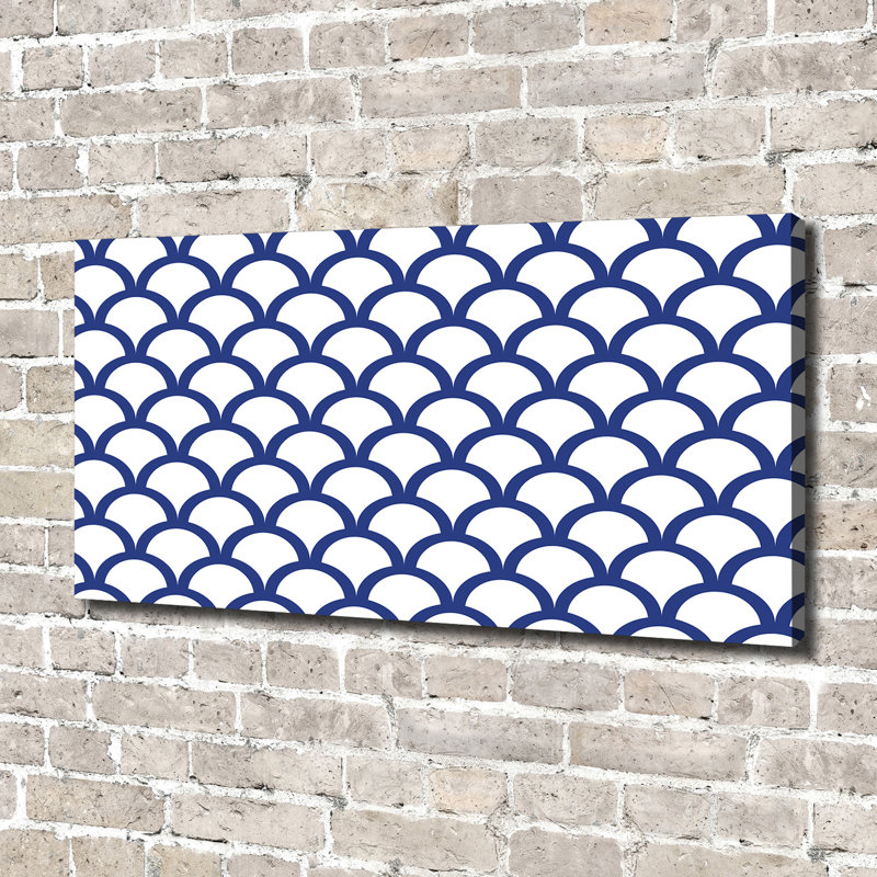 Marinistic Background - Wrapped Canvas Print
